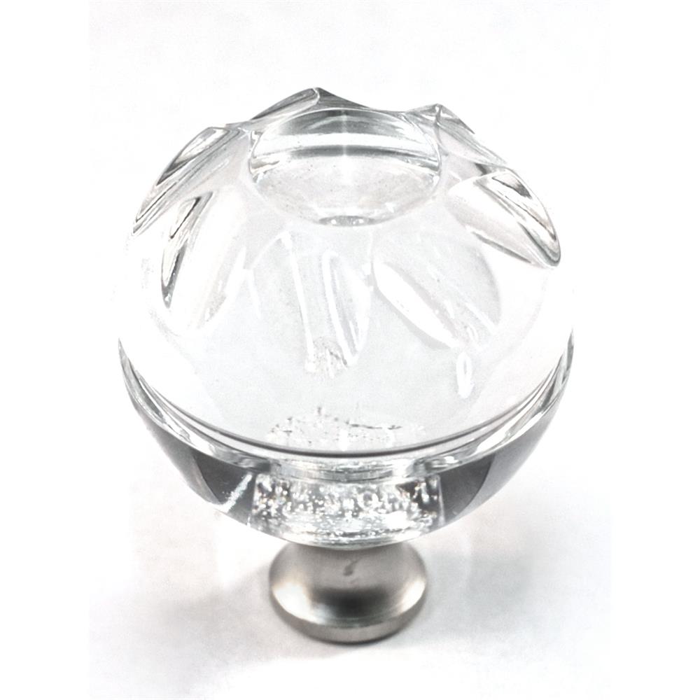Cal Crystal M1113 Crystal Excel ROUND KNOB in Pewter